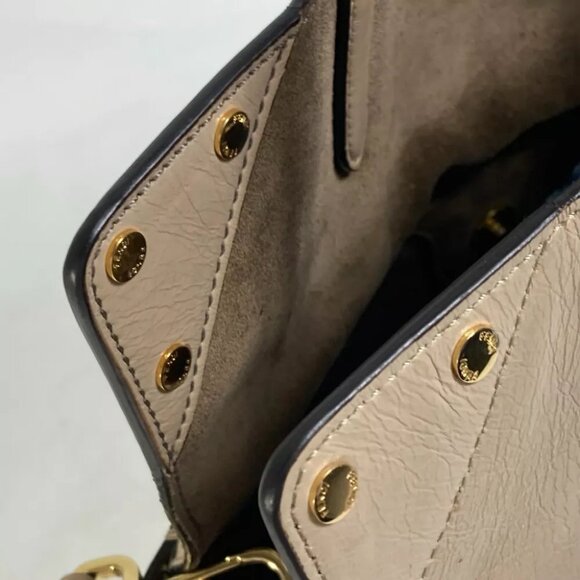 AUTHENTICITY GUARANTEED FENDI Zucca Hand Bag FLIP large FF logo strap - Picture 13 of 15